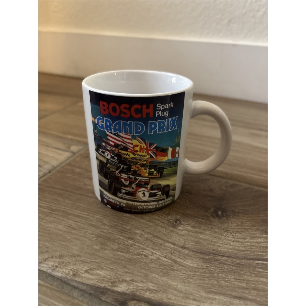 1990 Pennsylvania Bosch Spark Plug Grand Prix Race - Promotional Advertising Mug